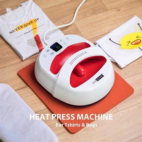 img 3 attached to 👕 VIVOHOME 12 x 10 Inch Digital Heat Press: Easy HTV Vinyl Transfer for T Shirt Printing and Ironing
