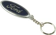 🔑 stylish chrome key chain for ford cars: pilot kc021 key chain logo