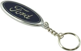 img 1 attached to 🔑 Стильный хромированный брелок для ключей для автомобилей Ford: Pilot KC021 брелок для ключей