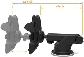 img 3 attached to 🚗 Universal Car Mount Holder for iPhone XS Max, 8/8 Plus, 7/7 Plus & Samsung Galaxy S8 Plus, S8 Edge, S7 - iOttie Easy One Touch 2