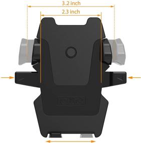 img 2 attached to 🚗 Universal Car Mount Holder for iPhone XS Max, 8/8 Plus, 7/7 Plus & Samsung Galaxy S8 Plus, S8 Edge, S7 - iOttie Easy One Touch 2