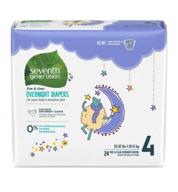 🌙 stage 4 overnight baby diaper 24 count (case of 4): superior overnight protection for your little one logo
