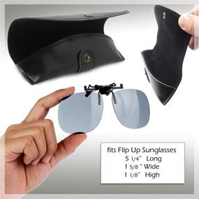 img 1 attached to Ultrathin Slim Clip Eyeglass Case Men's Accessories for Sunglasses & Eyewear Accessories