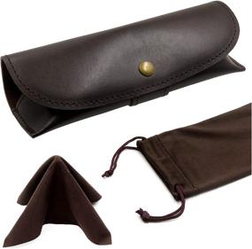 img 4 attached to Ultrathin Slim Clip Eyeglass Case Men's Accessories for Sunglasses & Eyewear Accessories