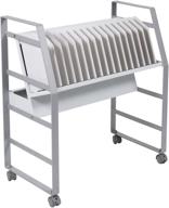 convenient and efficient 16 tablet/chromebook open charging cart - easily store and charge devices logo