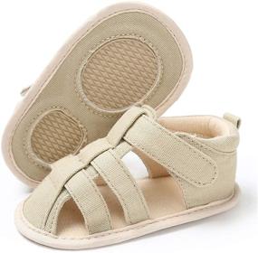 img 4 attached to BENHERO Sandals Toddler Fisherman C Beige Boys' Shoes in Sandals