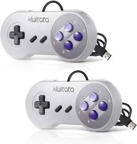 img 4 attached to 🕹️ Enhance Your Retro Gaming Experience with 2X SNES Classic USB Controllers by kiwitatá