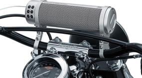 img 3 attached to 🔊 Kuryakyn 2719 MTX Road Thunder Weather Resistant Motorcycle Sound Bar Plus: Handlebar Mounted Audio Speakers with 300 Watts, Bluetooth, USB Power Charger, Satin Silver