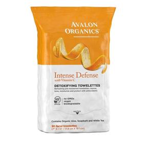 img 4 attached to 🌿 Очищение и омоложение кожи с помощью салфеток для лица Avalon Organics Intense Defense, 30 штук