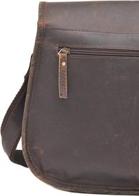 img 1 attached to 👜 Authentic Women's Leather Shoulder Crossbody Satchel Handbags, Wallets, and Satchels