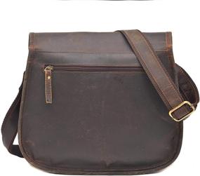 img 2 attached to 👜 Authentic Women's Leather Shoulder Crossbody Satchel Handbags, Wallets, and Satchels