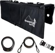 🚲 ultimate weatherproof tailgate bike pad rack - xl camera opening, 54-inch wide - carries 5 bikes: mountain, e-bikes, bmx, road & cruiser bikes logo