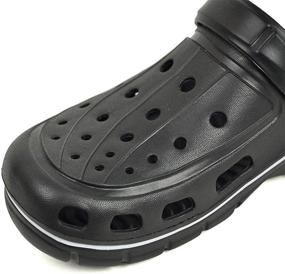 img 1 attached to VONMAY Breathable Waterproof Adjustable Lightweight Men's Shoes for Mules & Clogs