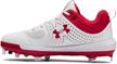 under armour womens glyde softball women's shoes in athletic logo