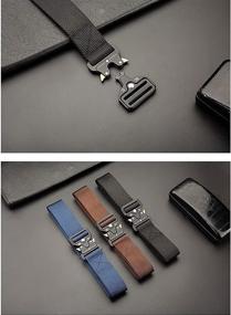 img 3 attached to Black1 Military Tactical Outdoor Buckle for Men's Accessories and Belts