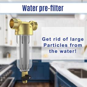 img 3 attached to 💧 Aquaboon AB PF50M Sediment Filter: Long-lasting & Reusable Solution