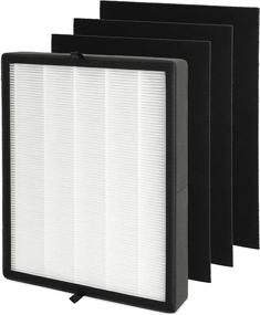 img 4 attached to Flintar True HEPA Replacement Filter for Alen BreatheSmart Flex and 45i Air Purifier - H13 Grade, 1-Pack with 3 Pre-Filter Replacements (Part # B4-Fresh)