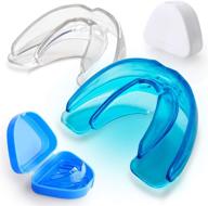 vanmor double braces sports mouth guards: complete upper and lower teeth protection for youth, teenagers, and adults - no boiling required! logo