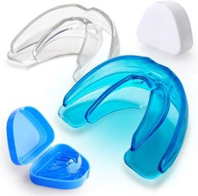 img 4 attached to Vanmor Double Braces Sports Mouth Guards: Complete Upper and Lower Teeth Protection for Youth, Teenagers, and Adults - No Boiling Required!