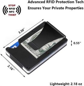 img 3 attached to 💳 Detachable Aluminum Wallet Credit Holder
