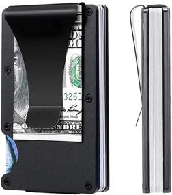 img 2 attached to 💳 Detachable Aluminum Wallet Credit Holder