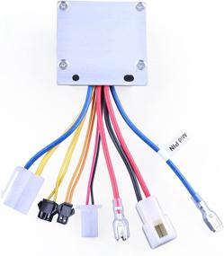 img 2 attached to LotFancy 12V Razor Power Rider 360 Electric Tricycle Controller with 7 Connectors, Replacement Part Number W20136401015, Model ZK1218D-Rohs