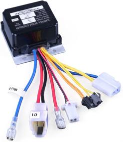 img 4 attached to LotFancy 12V Razor Power Rider 360 Electric Tricycle Controller with 7 Connectors, Replacement Part Number W20136401015, Model ZK1218D-Rohs