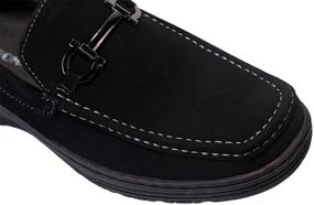 img 1 attached to 👞 ELANROMAN Loafers: Superior Leather Moccasin Shoes for Style and Comfort