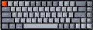🔑 keychron k6 mechanical keyboard: bluetooth 5.1, gateron brown switch, rechargeable battery - compact 68 keys for mac & windows logo