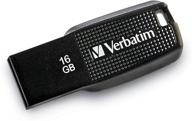 💾 verbatim 16gb ergo usb 2.0 flash drive - black: reliable, high-speed storage solution logo