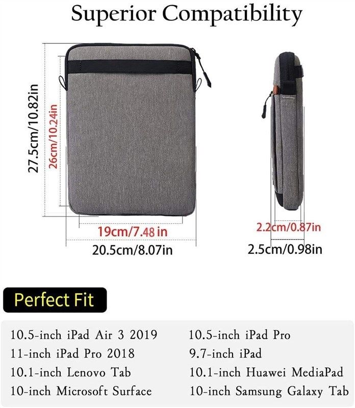 simtop tablet shoulder sleeve bag 로고