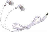 🎧 100-pack wholesale bulk individually bagged white earbuds headphones for iphone, android, mp3 player logo