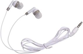 img 4 attached to 🎧 100-Pack Wholesale Bulk Individually Bagged White Earbuds Headphones for iPhone, Android, MP3 Player