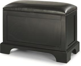 img 3 attached to 🏠 Home Styles Bedford Black Storage Bench