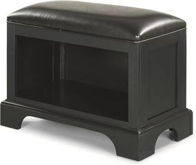 img 4 attached to 🏠 Home Styles Bedford Black Storage Bench