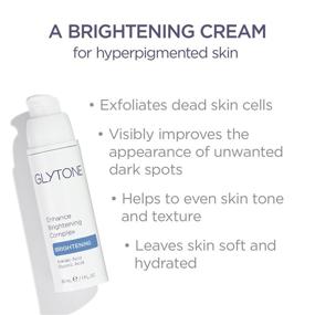 img 2 attached to 🌟 Glytone Enhance Brightening Complex: 12% Azelaic Acid, 3% Glycolic Acid, Brighten Complexion, Reduce Dark Spots, Non-Comedogenic, Hypoallergenic, 1 oz