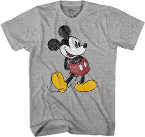 img 1 attached to Disney Classic Charcoal Distressed Standing Men's Apparel