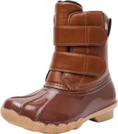 ahannie outdoor fashion waterproof toddler boys' shoes ~ boots логотип