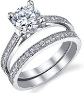 stunning zirconia sterling wedding engagement women's jewelry logo