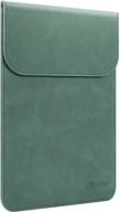 👝 allinside 13" laptop sleeve: dark green synthetic leather - compatible with macbook air 13 2018-2020 (a1932 a2179 a2337 m1) and macbook pro 13 2016-2020 (a2338 m1 a2251 a2289 a2159 a1989 a1706 a1708) logo