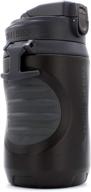 🥤 high sierra 64 oz insulated water bottle: keep iced water cold for 10 hours with leakproof hydration jug and built-in fence anchor - bpa free, extra large sports jug (1.89l capacity), easy to clean logo