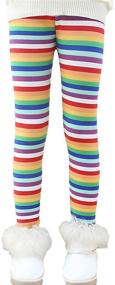img 3 attached to 👧 Fancy Youyee Toddler Christmas Leggings: Girls' Clothing for Stylish Festive Attire