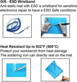 img 1 attached to 🔌 Anti Static Resistant Desoldering Tool for Soldering Electronics