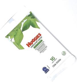 img 1 attached to 🧻 Huggies Bundle: 12 Pack of Natural Care Unscented Baby Travel Wipes – Convenient & Gentle 16ct. Each!