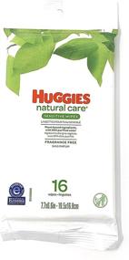 img 3 attached to 🧻 Huggies Bundle: 12 Pack of Natural Care Unscented Baby Travel Wipes – Convenient & Gentle 16ct. Each!