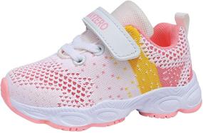 img 3 attached to 👟 Vivay Toddler Shoes: Fashionable Sport-Style Running Sneakers for Boys and Girls