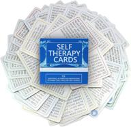 🧘 anxiety relief card deck - convenient self therapy tool for relaxation! 115 thought-provoking questions, actionable suggestions, and guided meditations. enhance self-reflection and mindfulness with these handy cards! logo