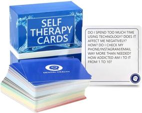 img 3 attached to 🧘 Anxiety Relief Card Deck - Convenient Self Therapy Tool for Relaxation! 115 Thought-Provoking Questions, Actionable Suggestions, and Guided Meditations. Enhance Self-Reflection and Mindfulness with these Handy Cards!