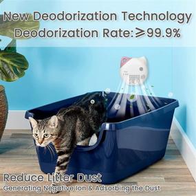 img 3 attached to 🐱 Xinzs Cat Litter Deodorizer: Enhanced Odor Eliminator for Litter Boxes, Bathrooms, Wardrobes, and Kitchens - with 99.9% Deodorization Rate, Negative Ion Technology, Fragrance, and Smart Infrared Sensor