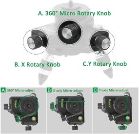 img 2 attached to 🔧 Huepar 360° Connector: Enhanced Horizontal Micro Adjust for Optimal Precision